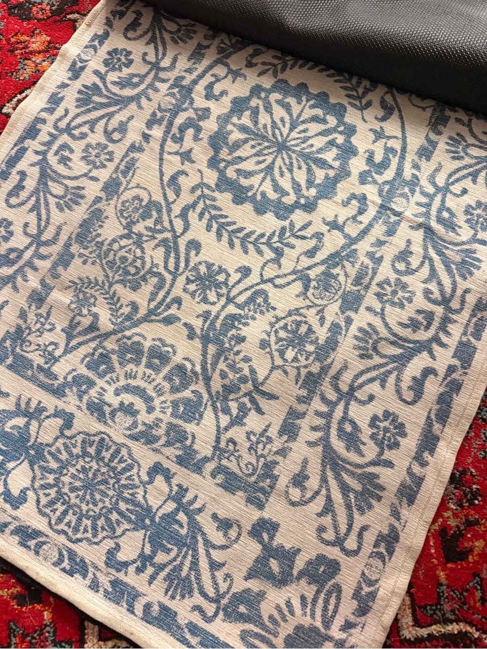 Ruggable Delphina Delft blue runner Rug - Picture 2 of 2